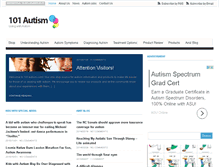 Tablet Screenshot of 101autism.com